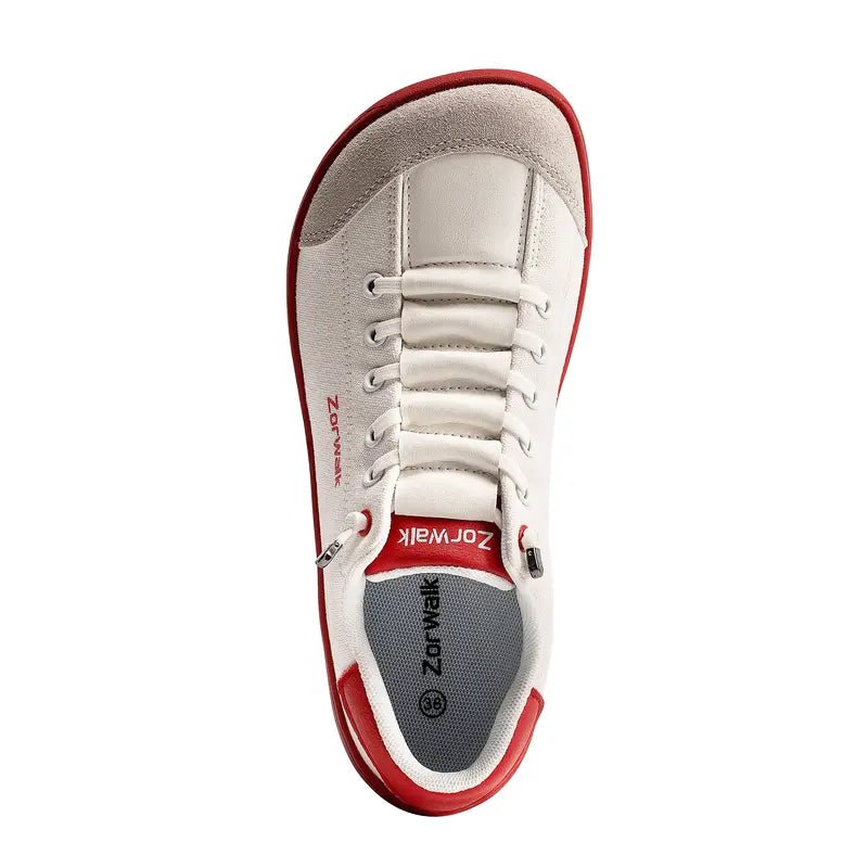 UUH Women's Wide Toe Box Barefoot Sneakers – Zero Drop PU Leather - UUH OFFICIAL - Women's Barefoot Sneakers - UUH OFFICIAL