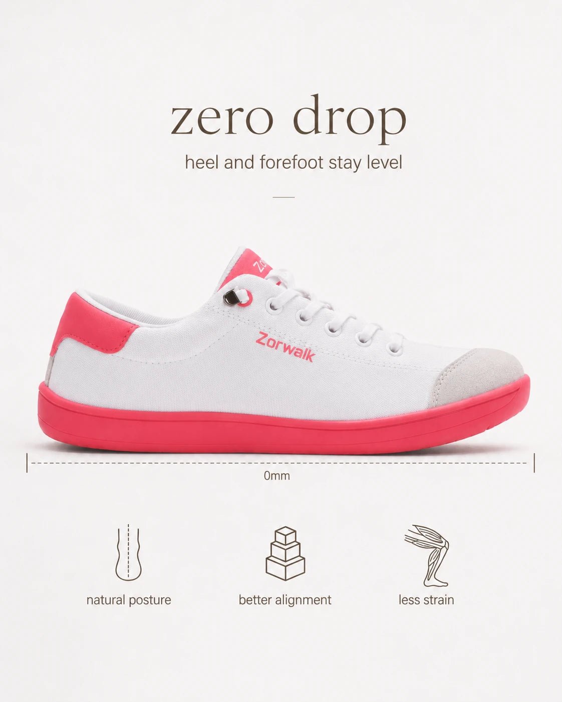 UUH Women's Wide Toe Box Barefoot Sneakers – Zero Drop PU Leather - UUH OFFICIAL - Women's Barefoot Sneakers - UUH OFFICIAL