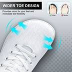 UUH Zorwalk Women's Wide Toe Box Barefoot Sneakers – Zero Drop PU Leather Shoes - UUH OFFICIAL - Women's Barefoot Sneakers - UUH OFFICIAL